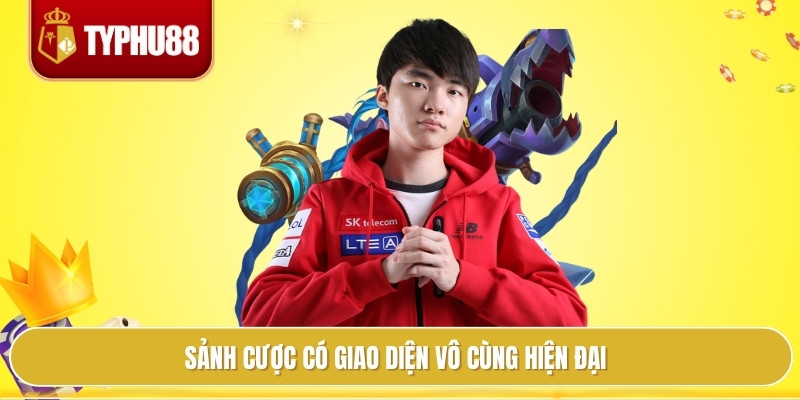 Sảnh cược có giao diện vô cùng hiện đại